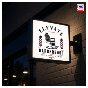 LED Light Box Projecting Sign